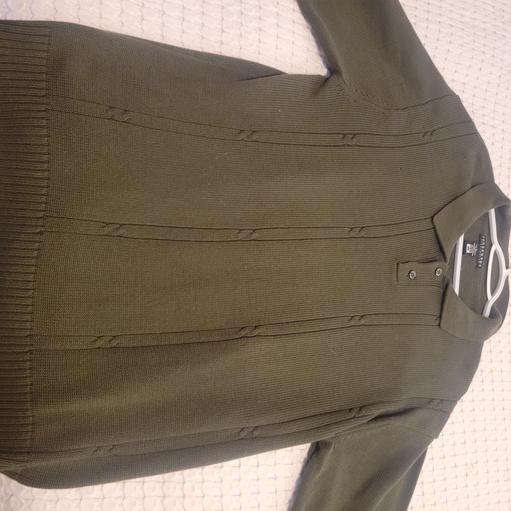 Olive Long Sleeve Women's Top